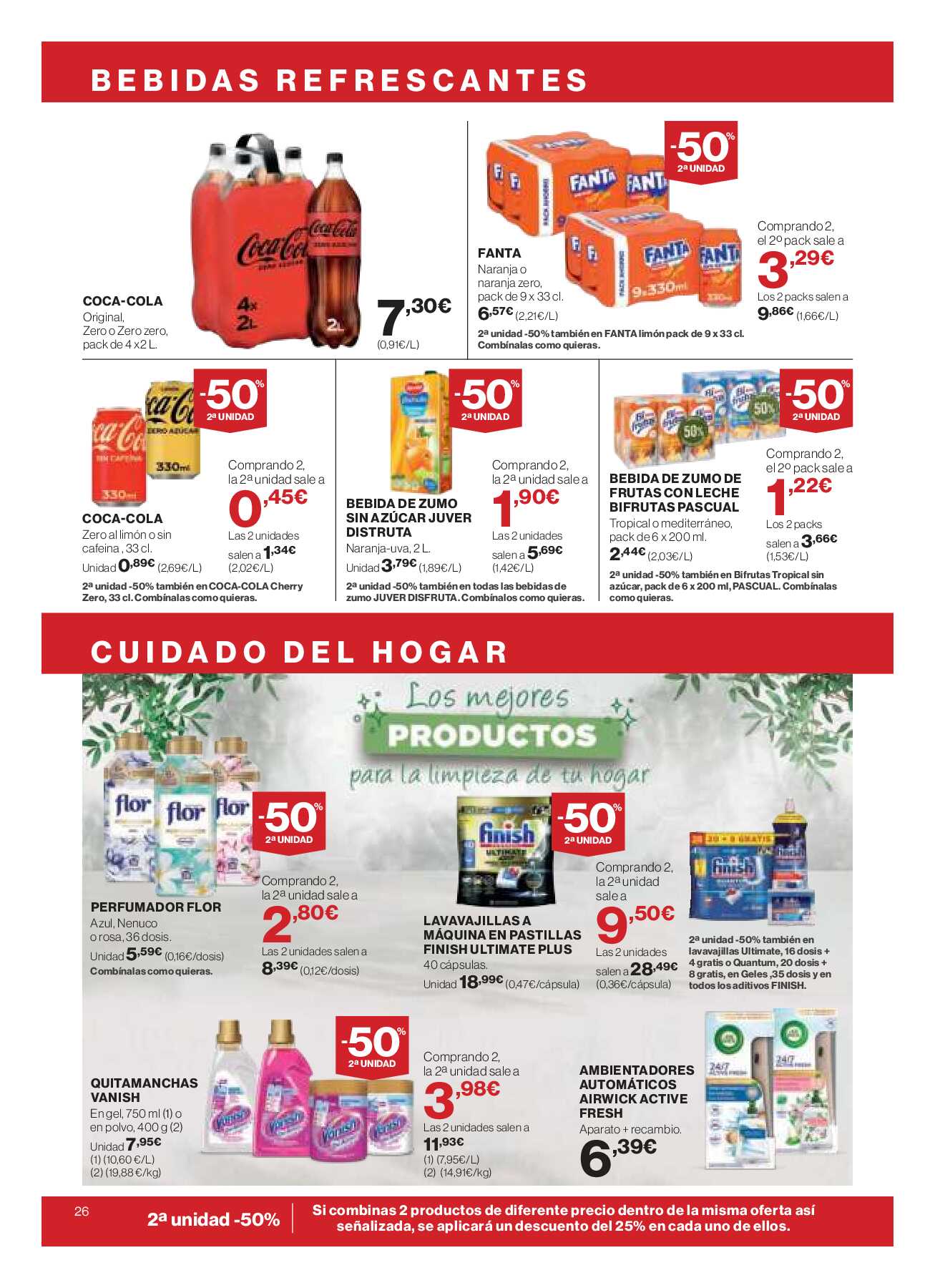 -50% segunda unidad El Corte Inglés. Página 28