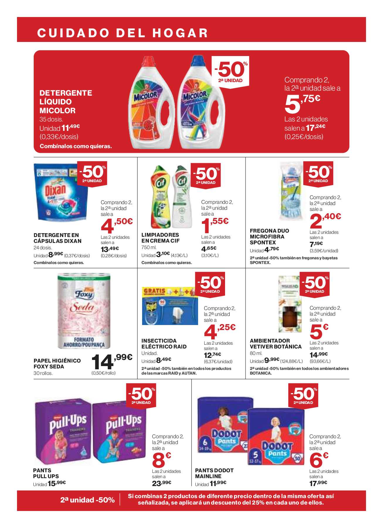-50% segunda unidad El Corte Inglés. Página 30