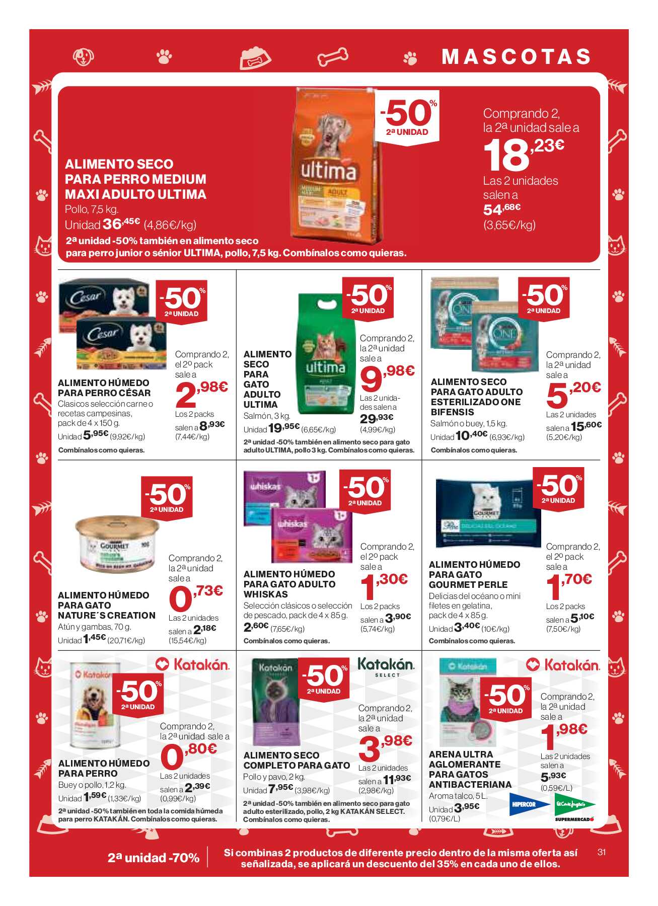 -50% segunda unidad El Corte Inglés. Página 35