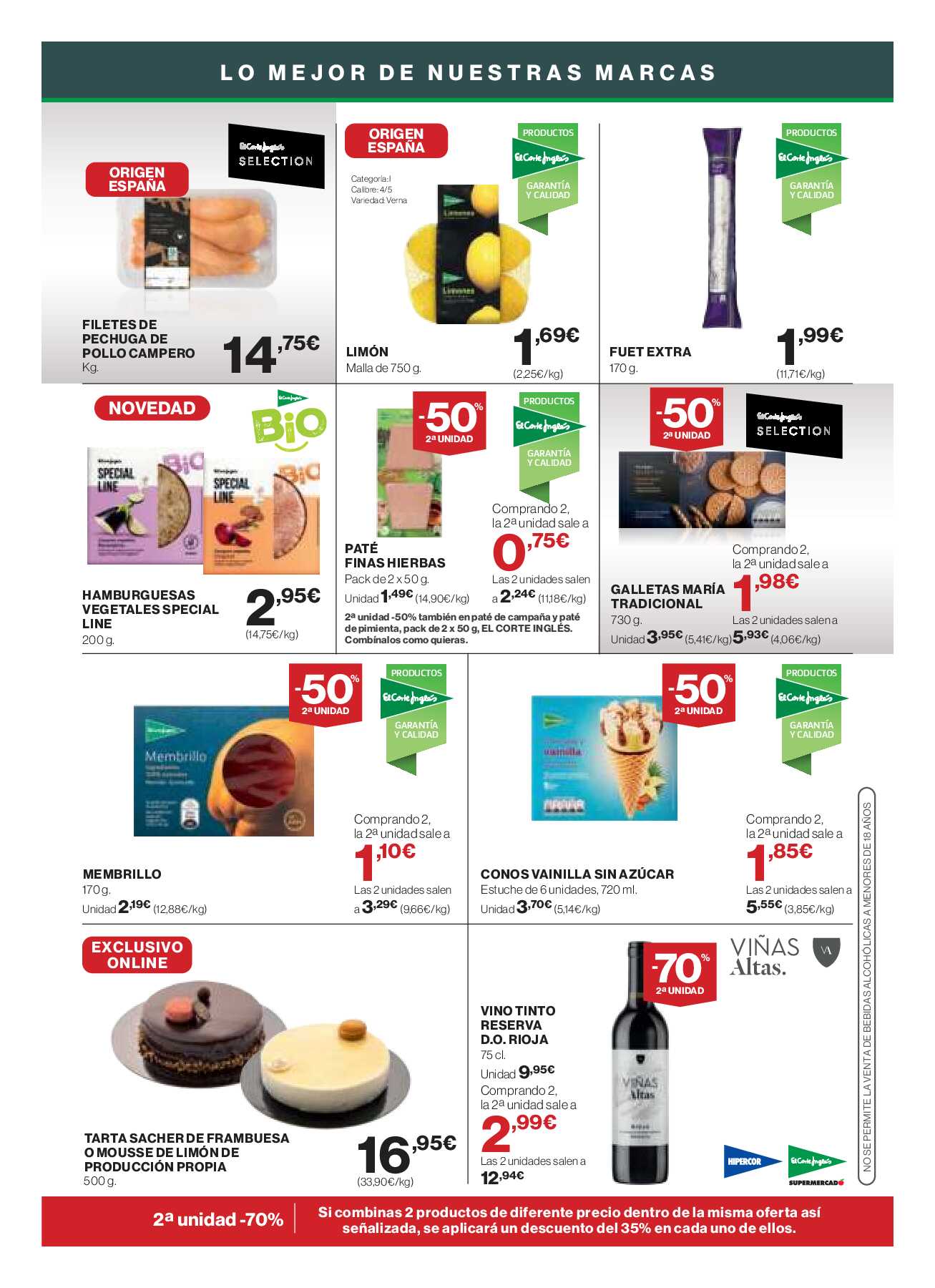-50% segunda unidad El Corte Inglés. Página 37