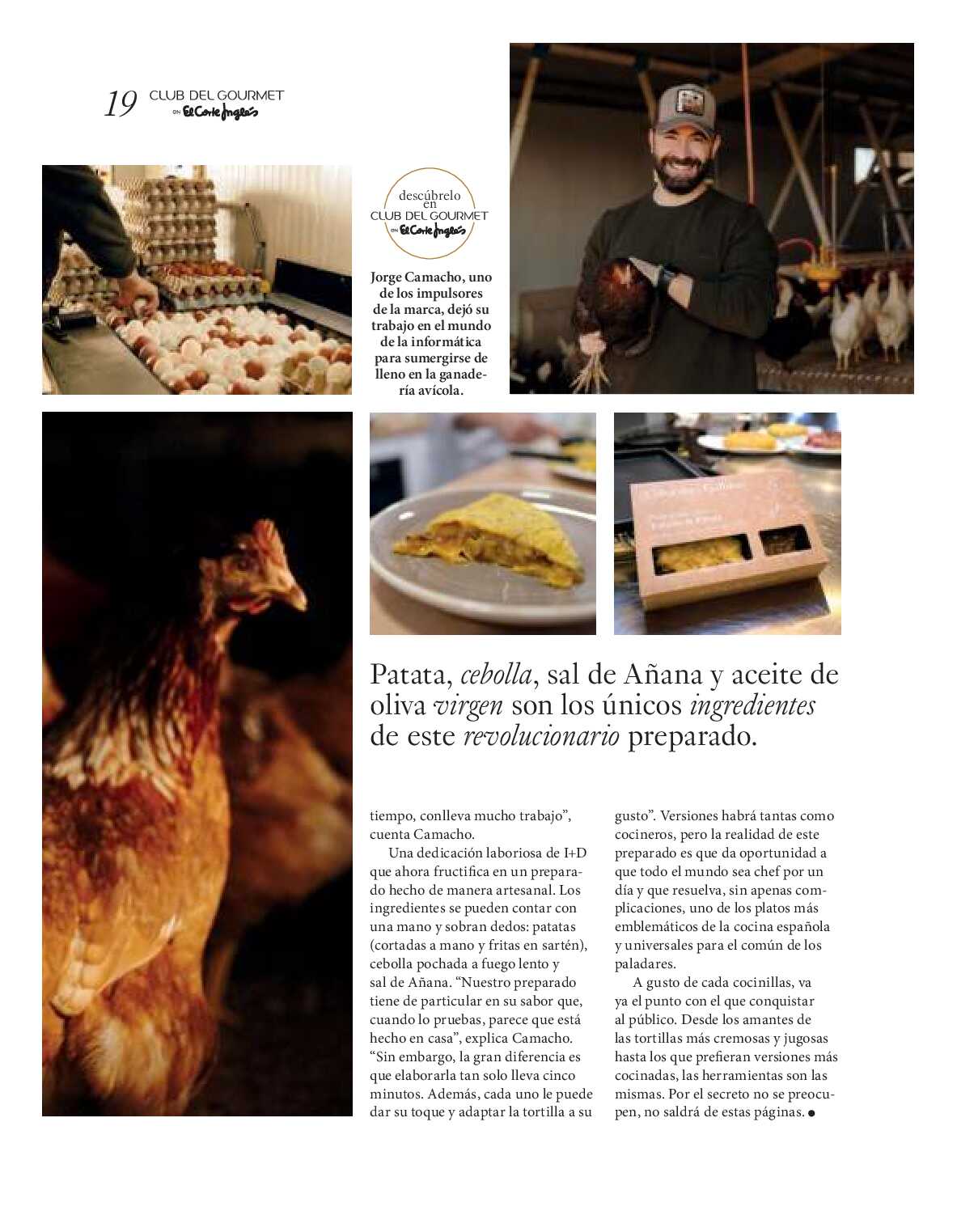Gourmet magazine El Corte Inglés. Página 19