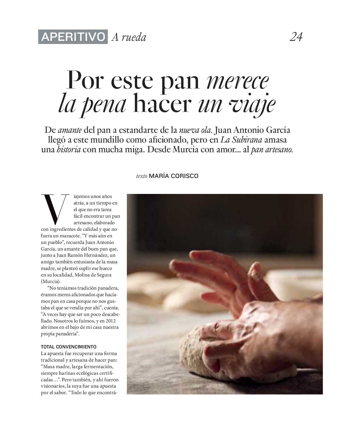 Gourmet magazine El Corte Inglés. Página 24