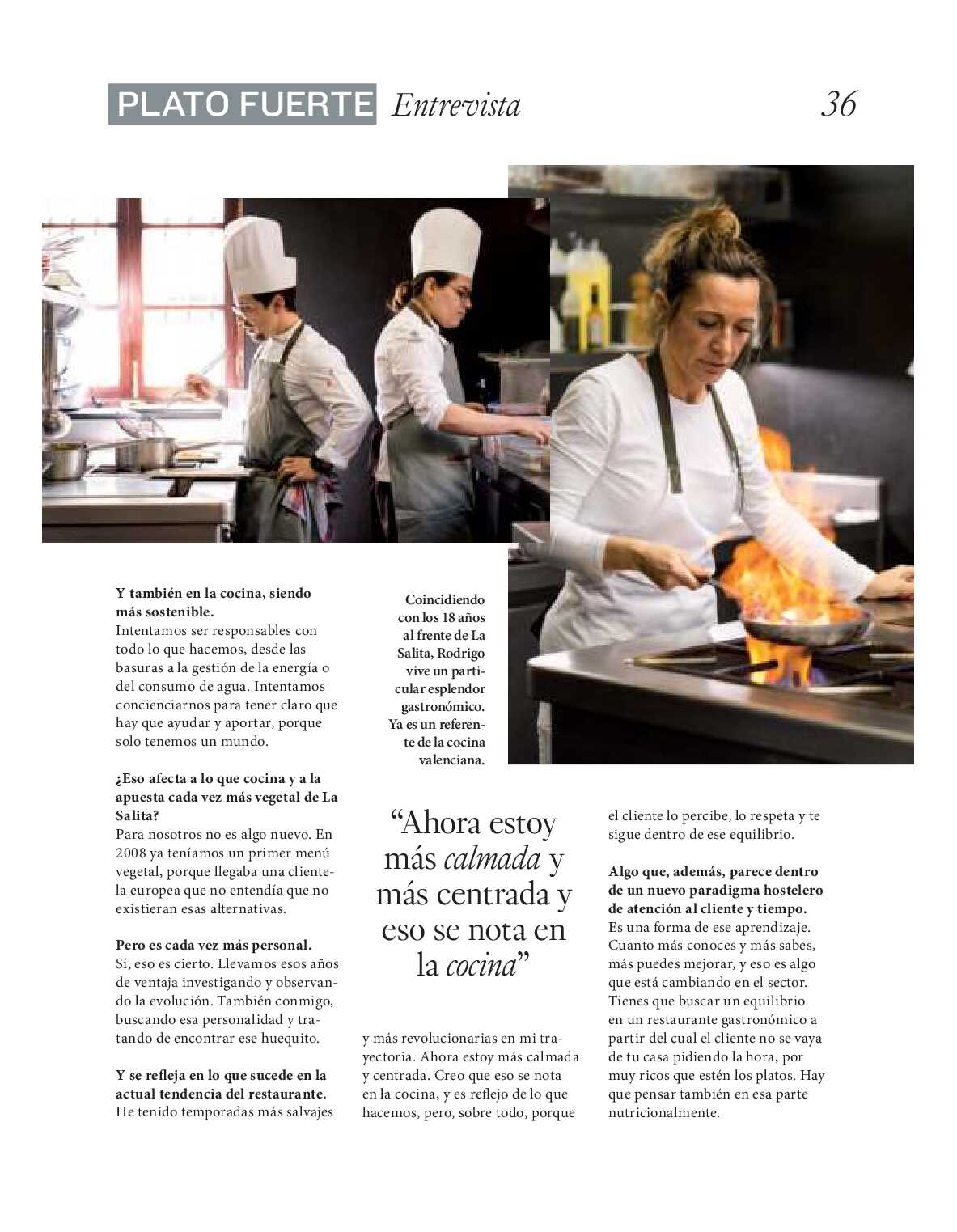 Gourmet magazine El Corte Inglés. Página 36