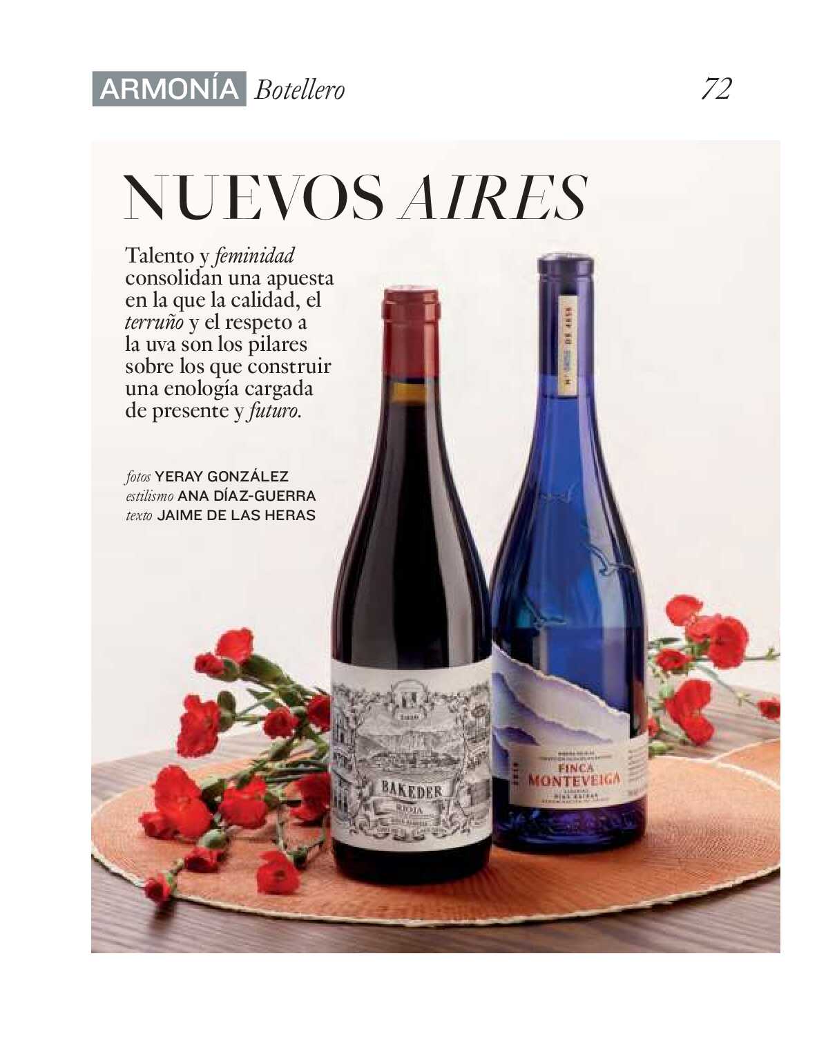 Gourmet magazine El Corte Inglés. Página 72