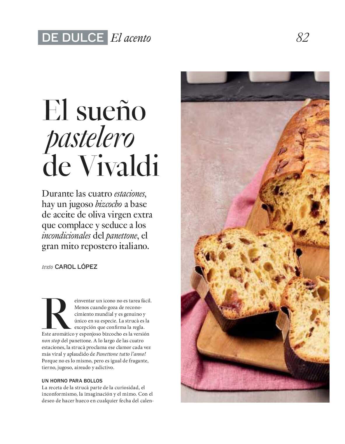 Gourmet magazine El Corte Inglés. Página 82