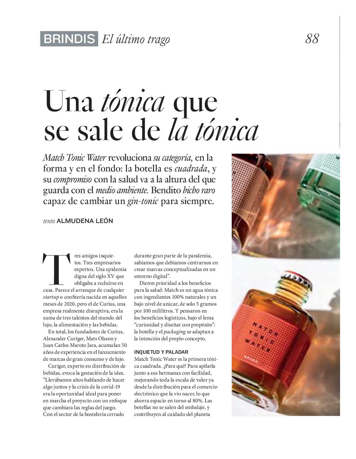 Gourmet magazine El Corte Inglés. Página 88