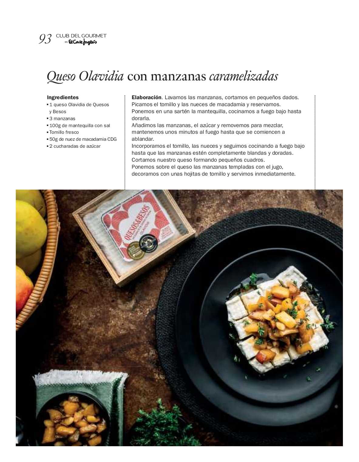 Gourmet magazine El Corte Inglés. Página 93