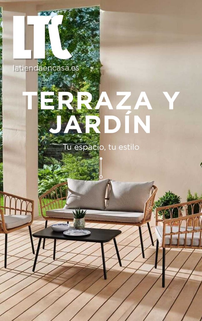 Terraza y jardín El Corte Inglés. Página de portada