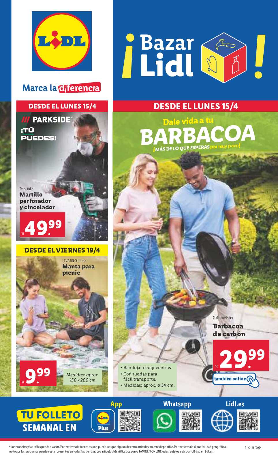 Folleto semanal hogar Lidl. Página 01