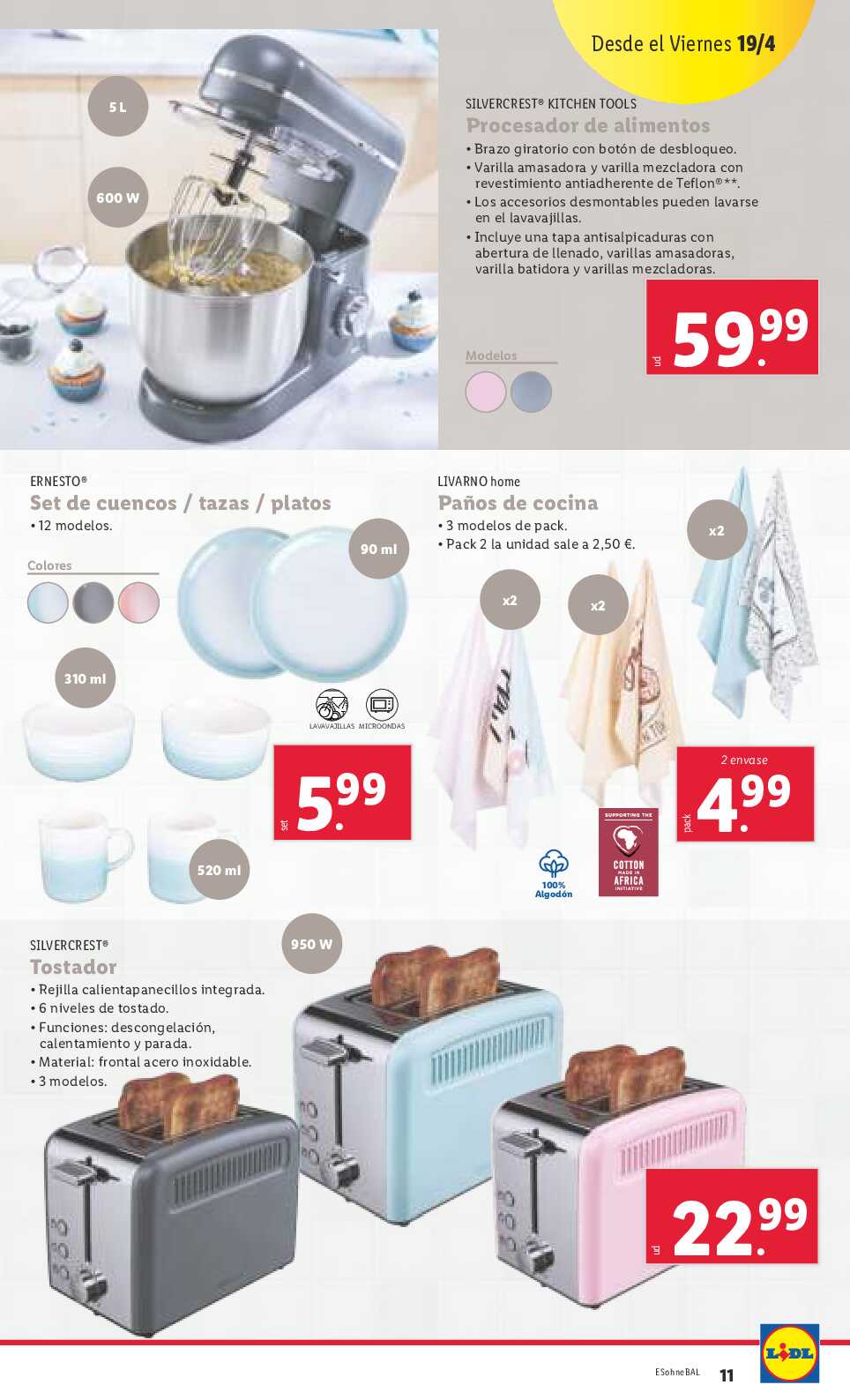 Folleto semanal hogar Lidl. Página 15