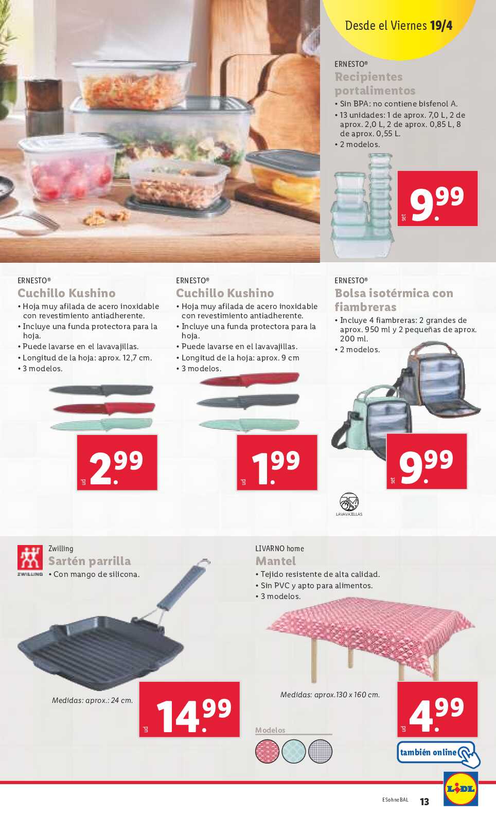 Folleto semanal hogar Lidl. Página 17