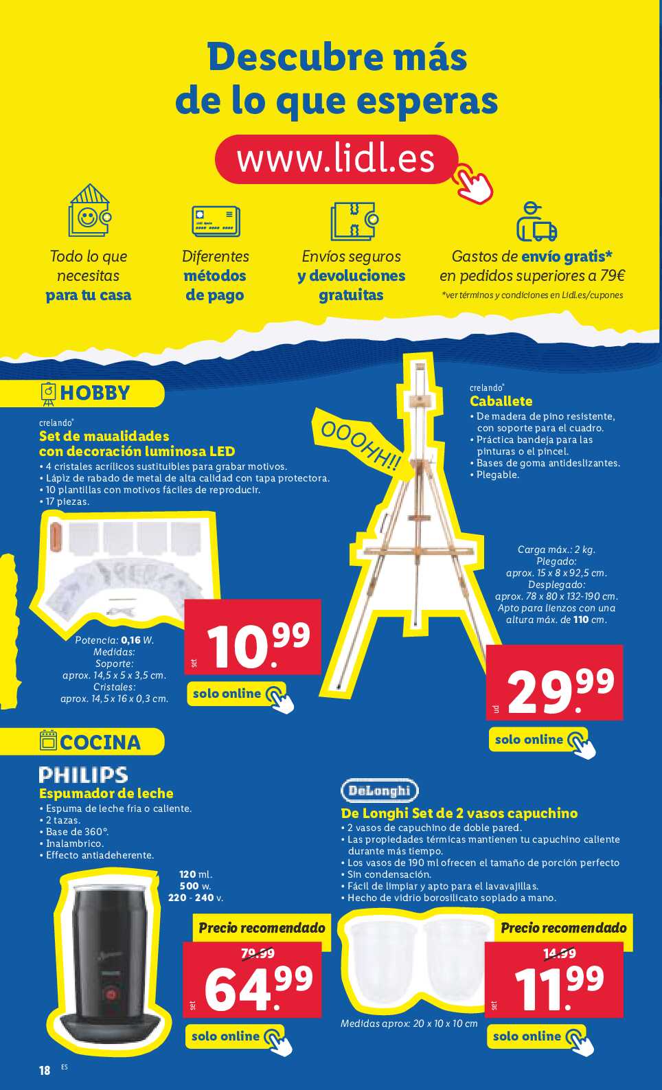 Folleto semanal hogar Lidl. Página 18