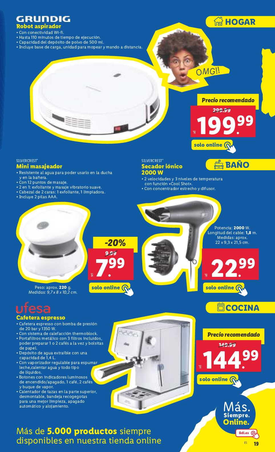 Folleto semanal hogar Lidl. Página 19