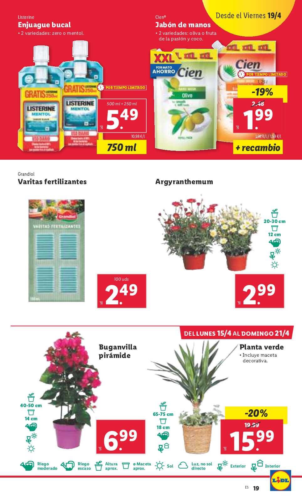 Folleto semanal hogar Lidl. Página 39