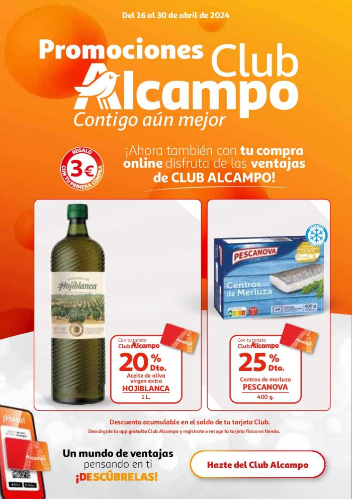 Club Alcampo Alcampo. Página de portada