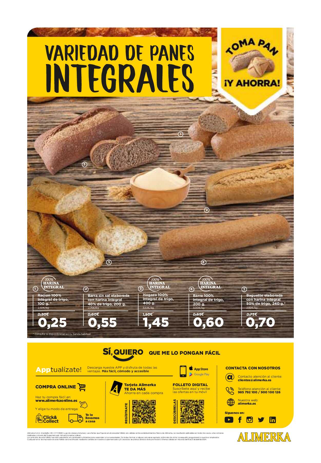 Folleto semanal Alimerka. Página 12