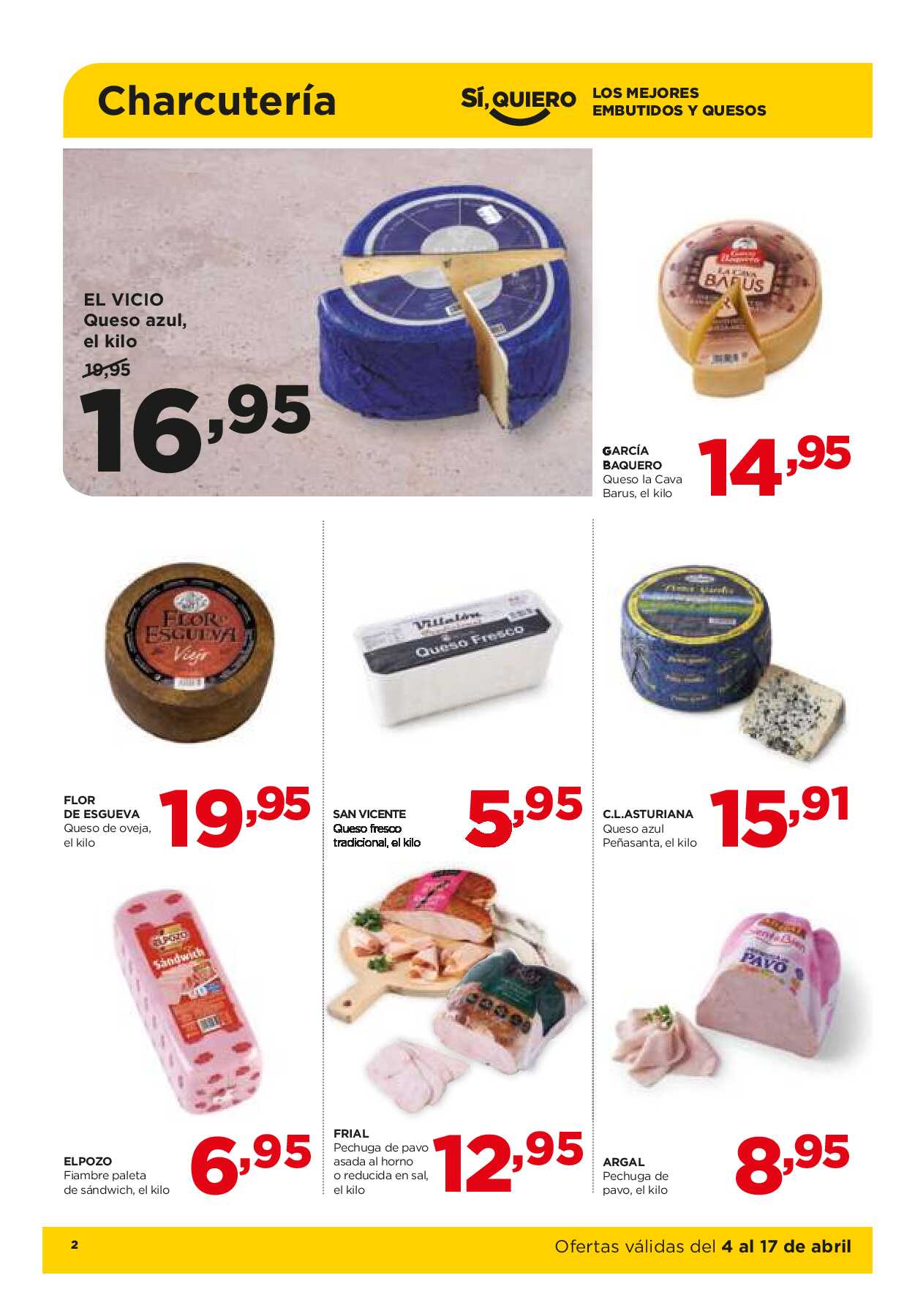 Folleto quincenal Alimerka. Página 02