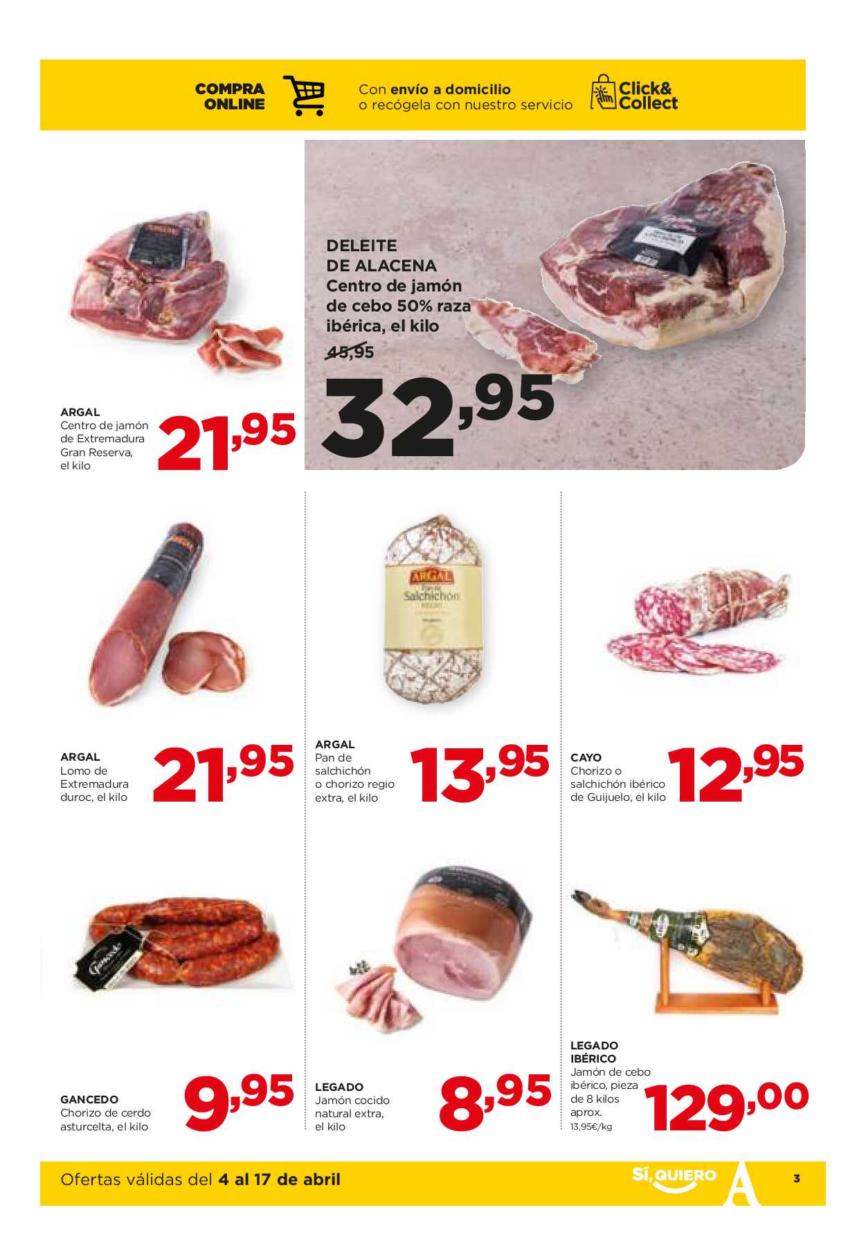 Folleto quincenal Alimerka. Página 03
