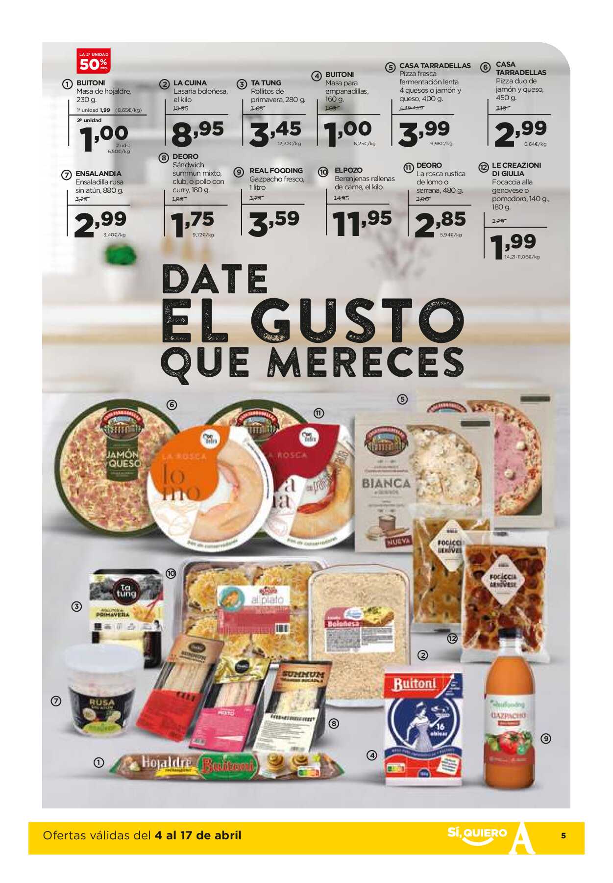 Folleto quincenal Alimerka. Página 05