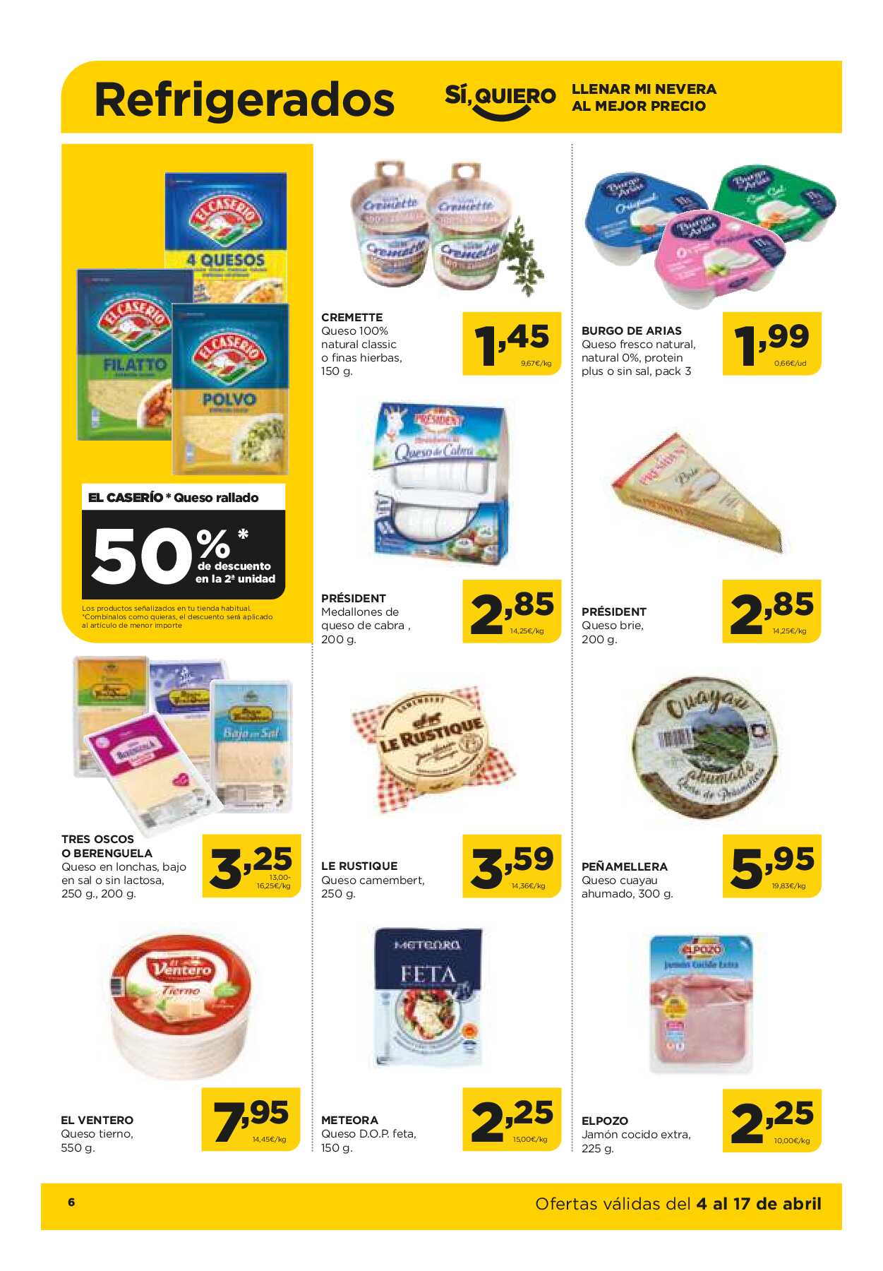 Folleto quincenal Alimerka. Página 06
