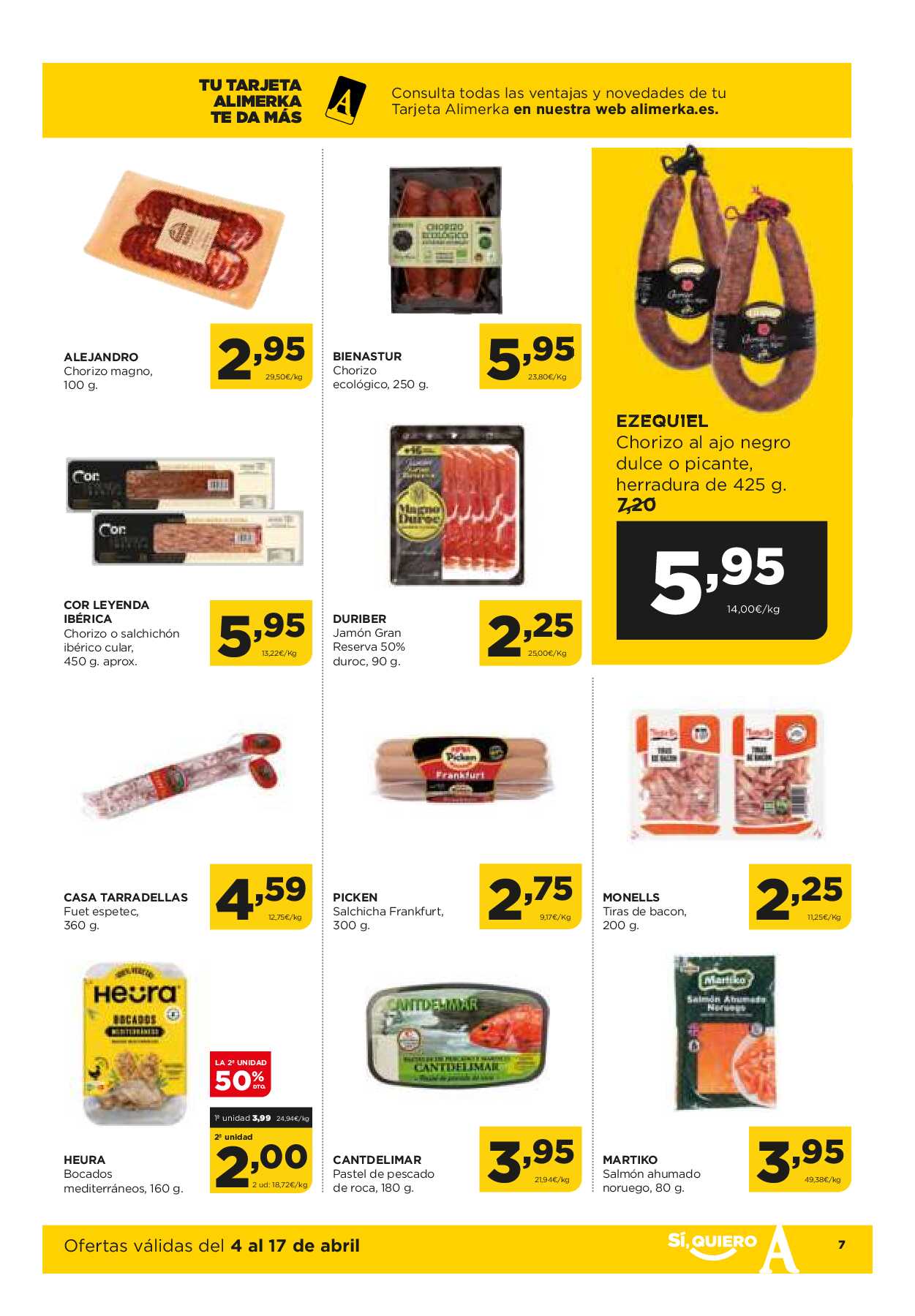 Folleto quincenal Alimerka. Página 07