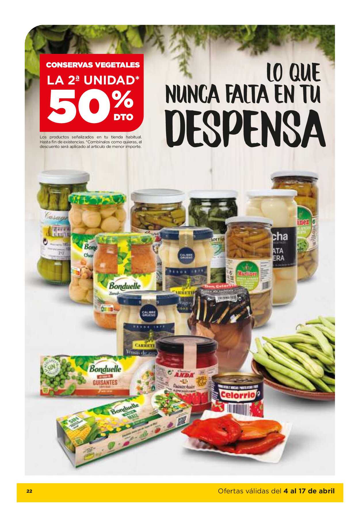 Folleto quincenal Alimerka. Página 22