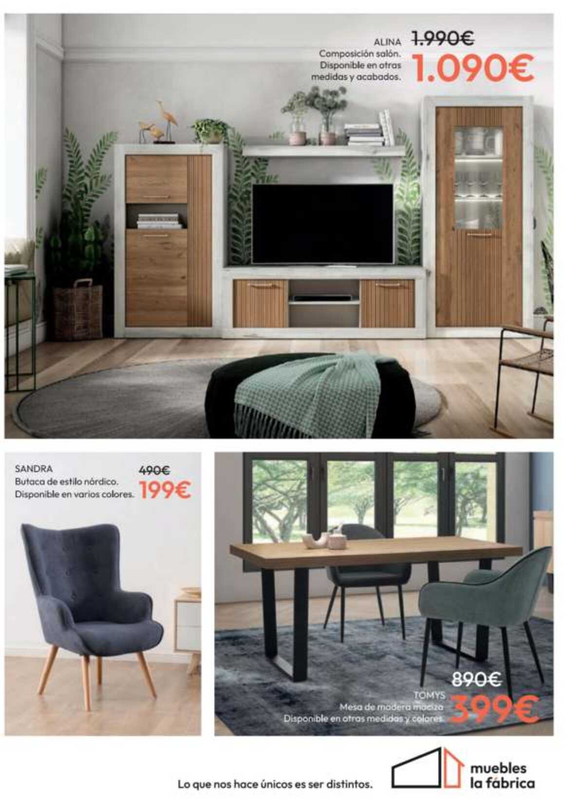 -50% en tus muebles nuevos Muebles La Fábrica. Página 03