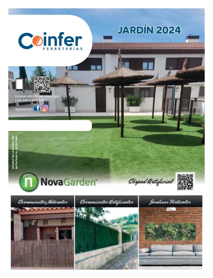 Jardín 2024 Coinfer. Página de portada
