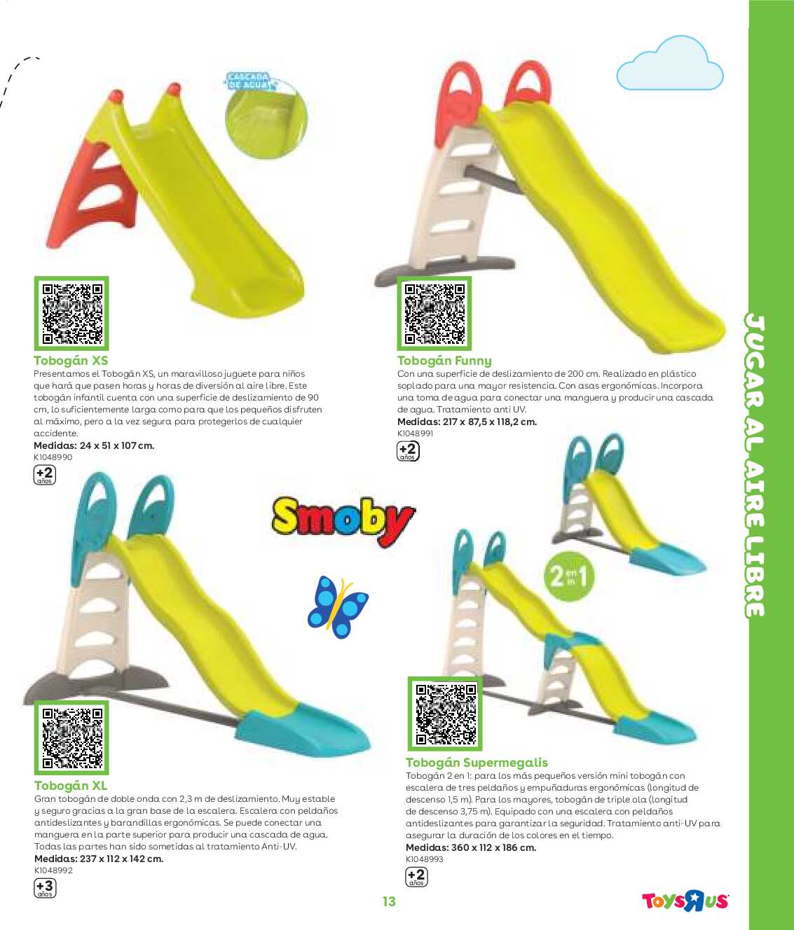 Guía aire libre Toys R Us. Página 13
