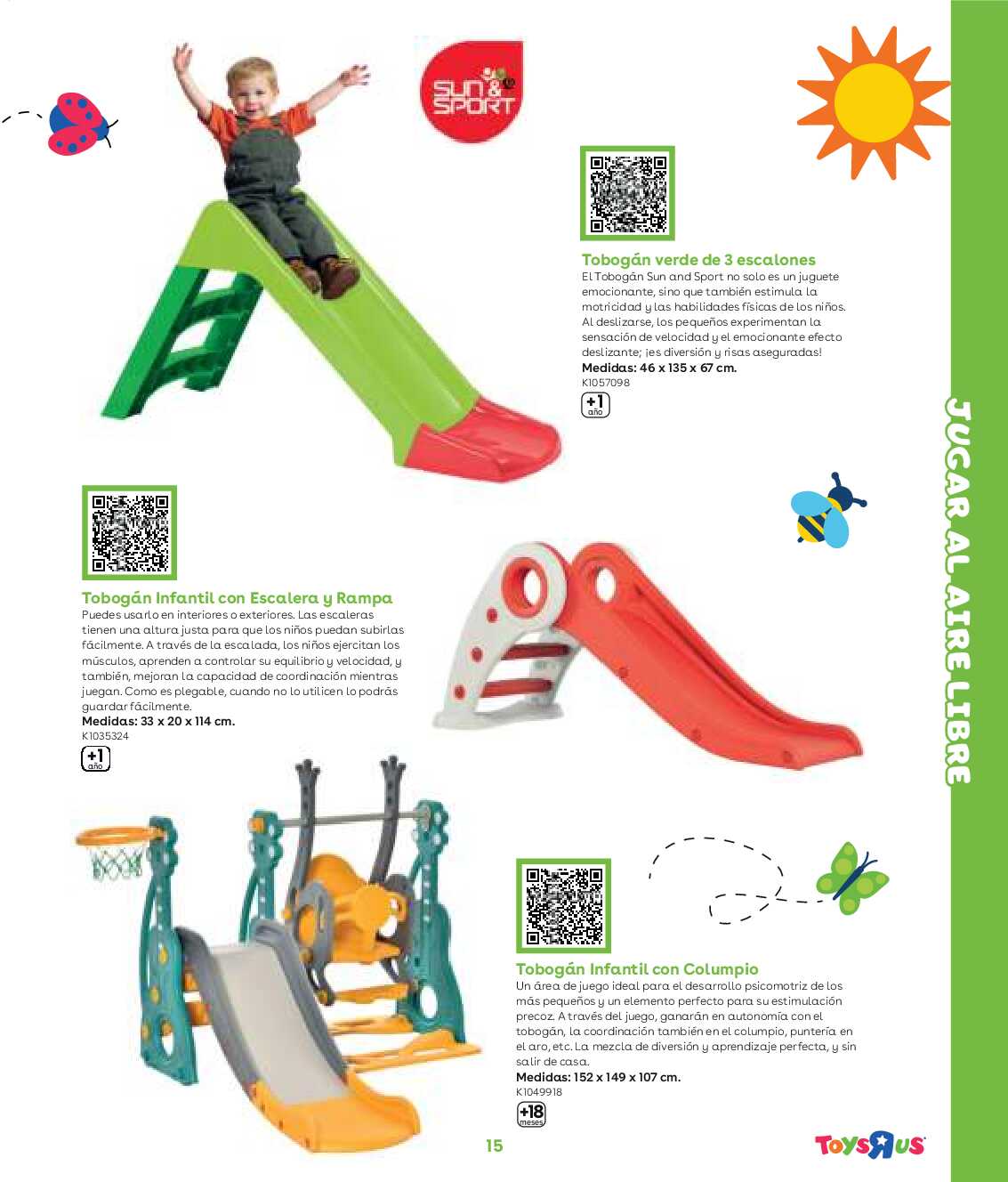 Guía aire libre Toys R Us. Página 15