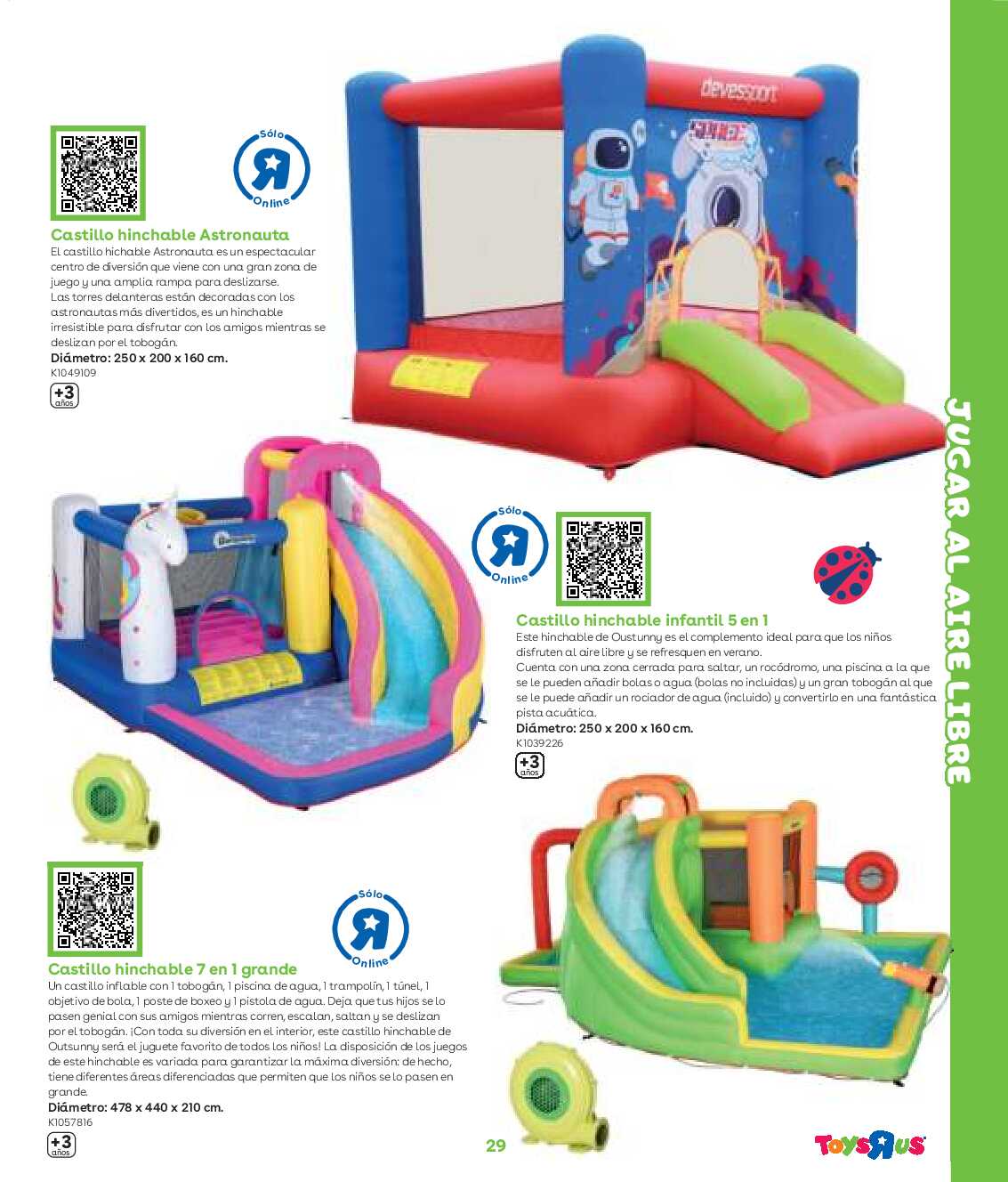 Guía aire libre Toys R Us. Página 29