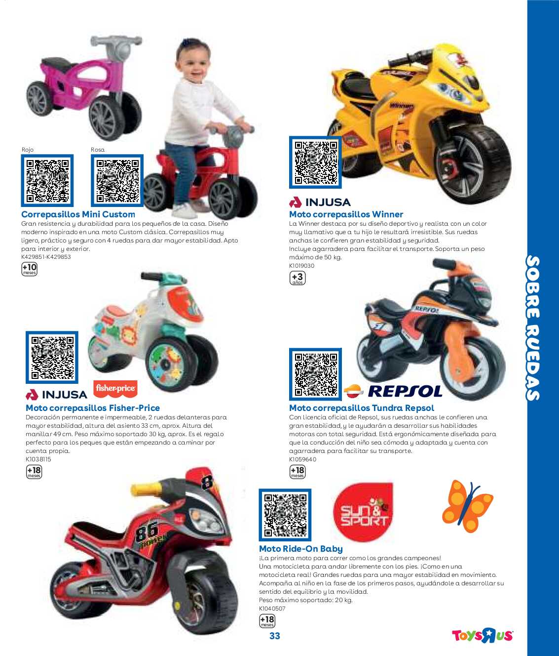 Guía aire libre Toys R Us. Página 33