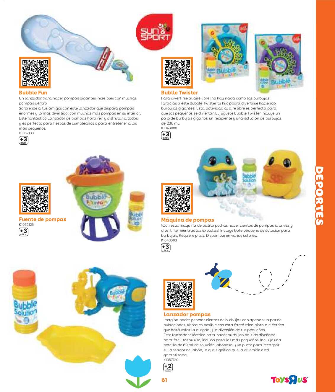Guía aire libre Toys R Us. Página 61