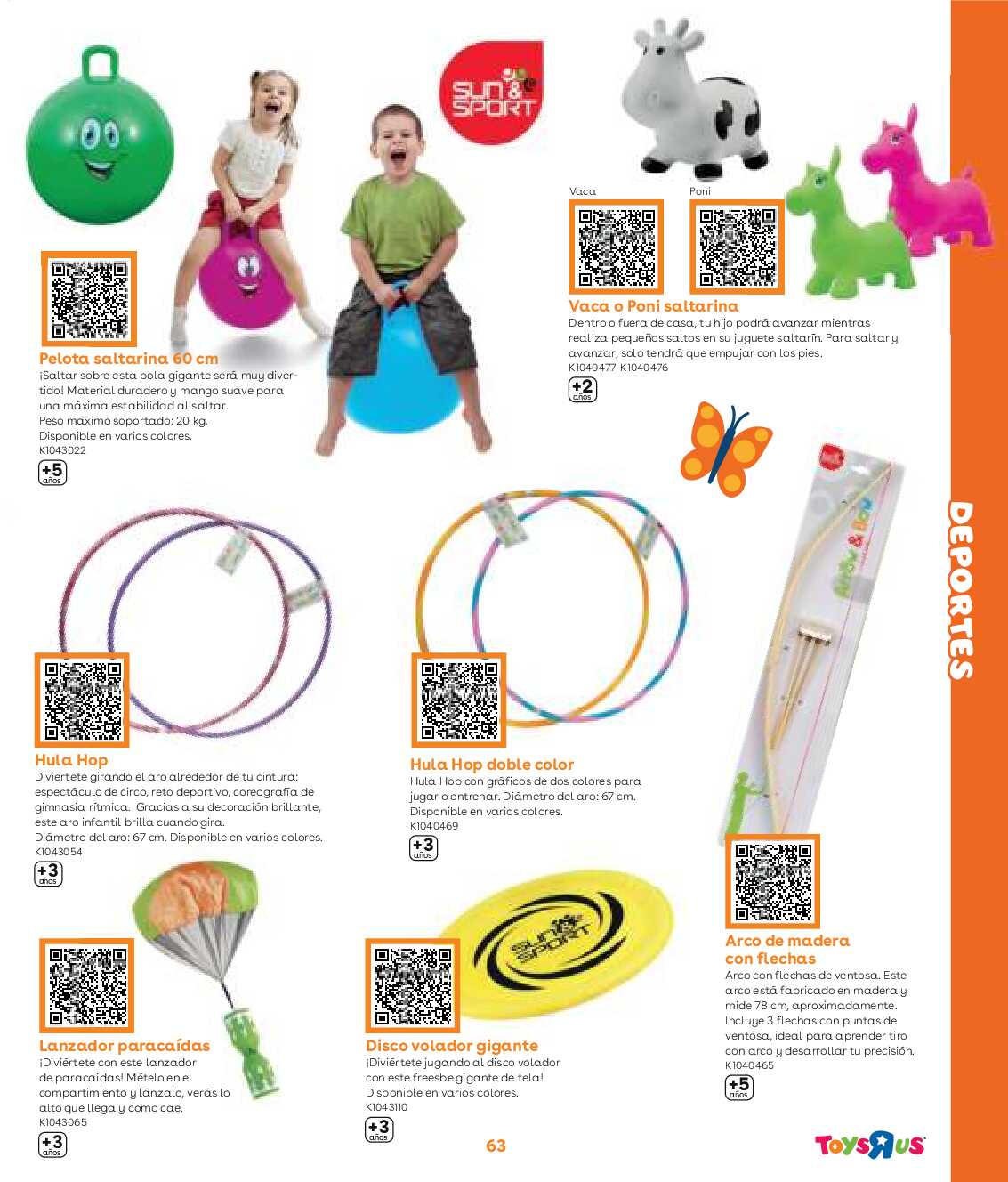 Guía aire libre Toys R Us. Página 63