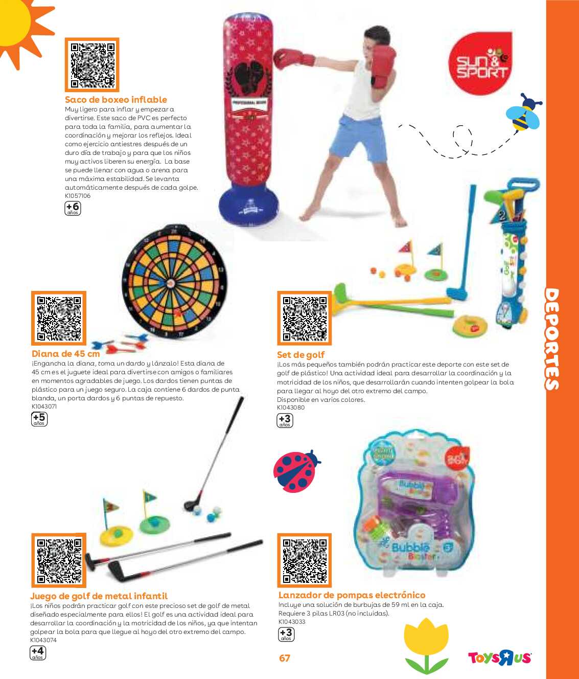 Guía aire libre Toys R Us. Página 67