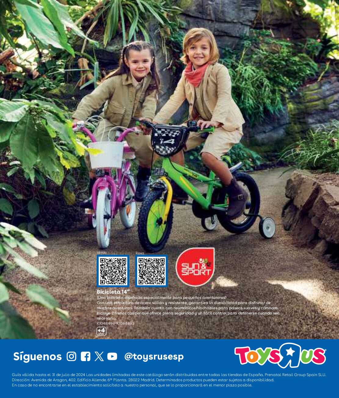 Guía aire libre Toys R Us. Página 76