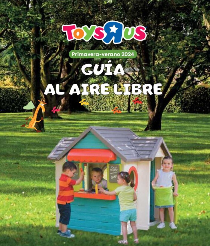 Guía aire libre Toys R Us. Página de portada