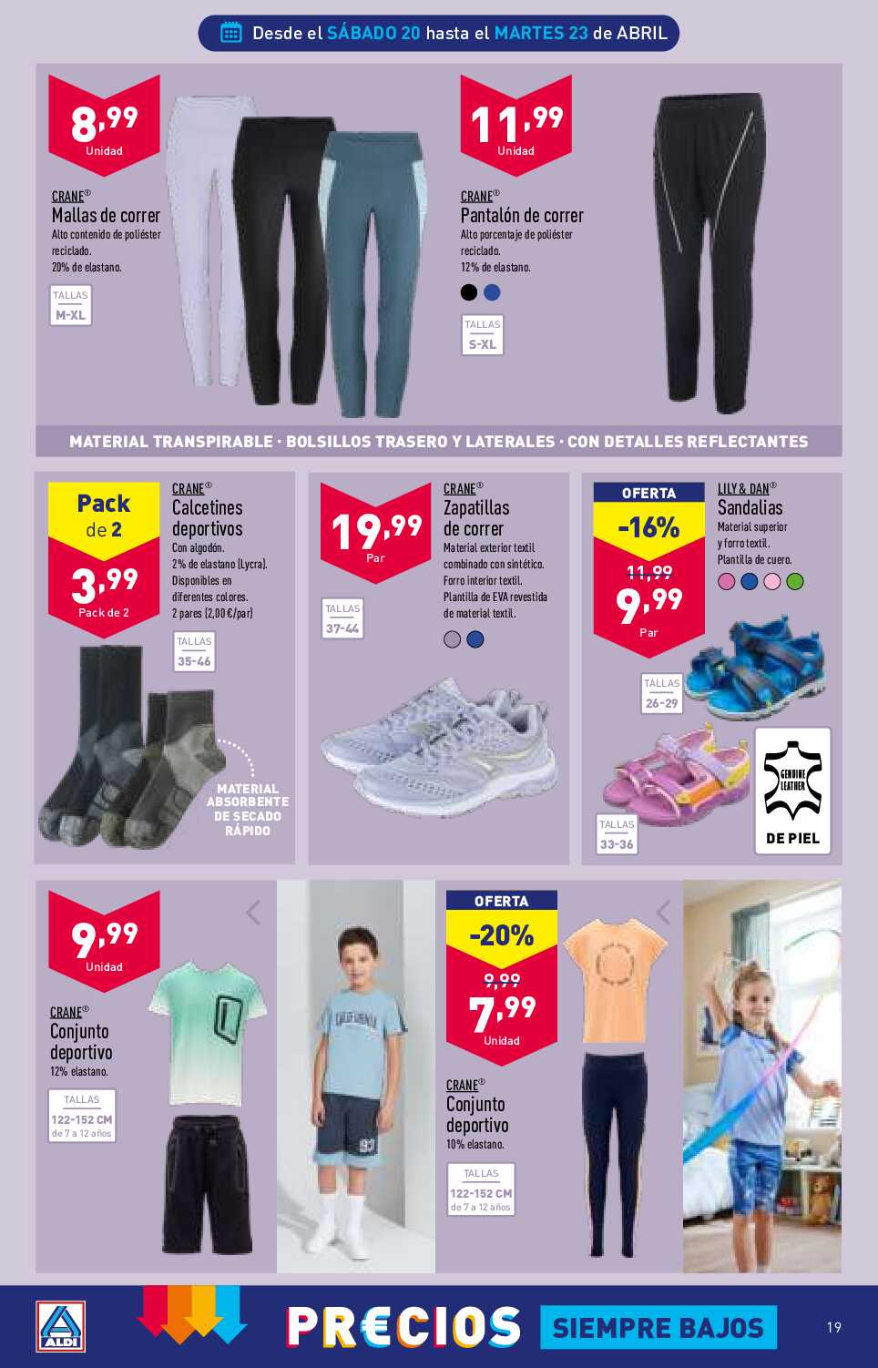 Folleto semanal Aldi. Página 19