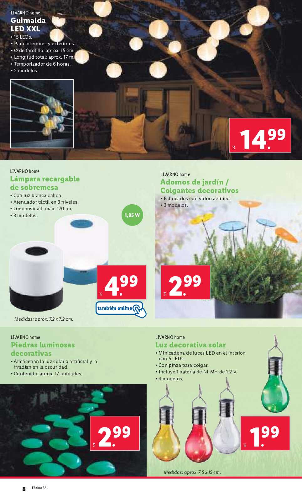 Folleto semanal hogar Lidl. Página 08