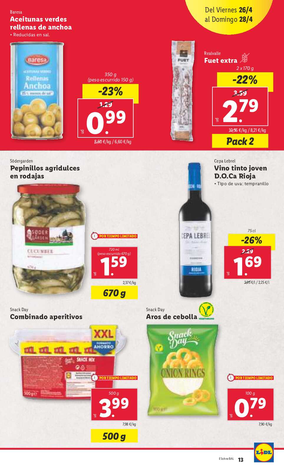 Folleto semanal Lidl. Página 13
