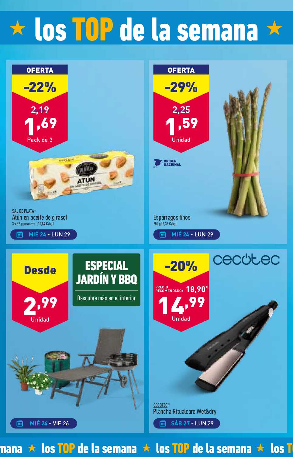 Folleto semanal Aldi. Página 03