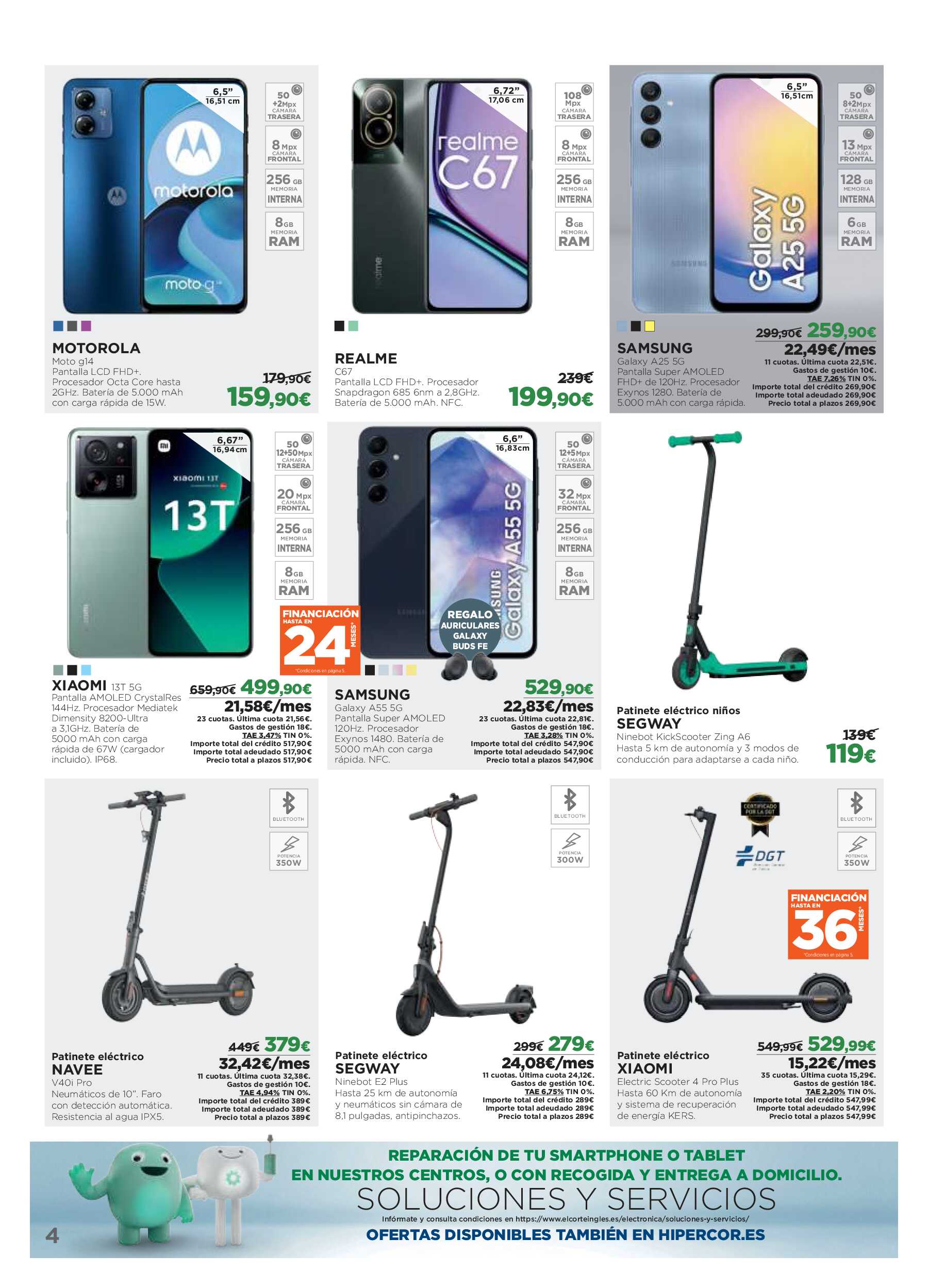 Los tecnoprecios El Corte Inglés. Página 04