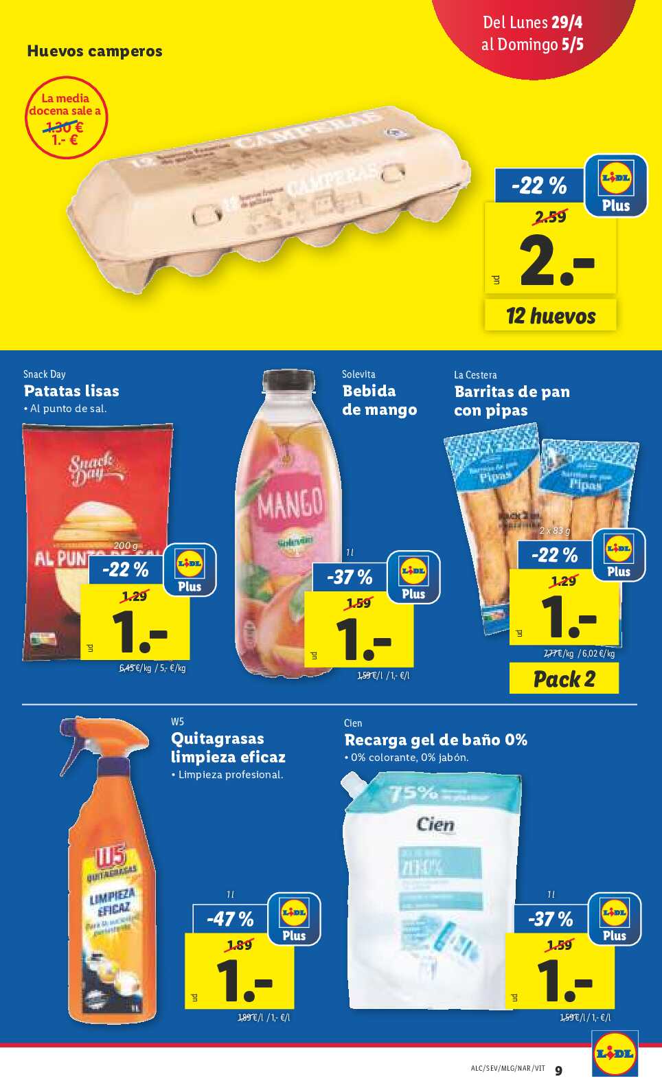 Folleto semanal Lidl. Página 09