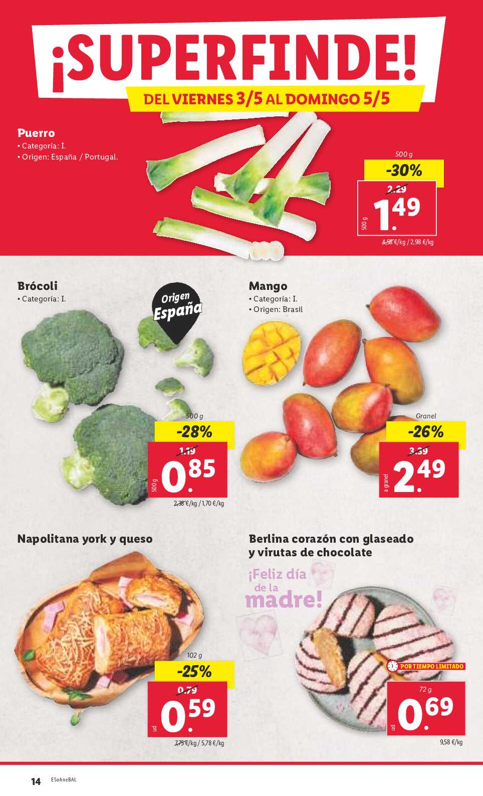 Folleto semanal Lidl. Página 14