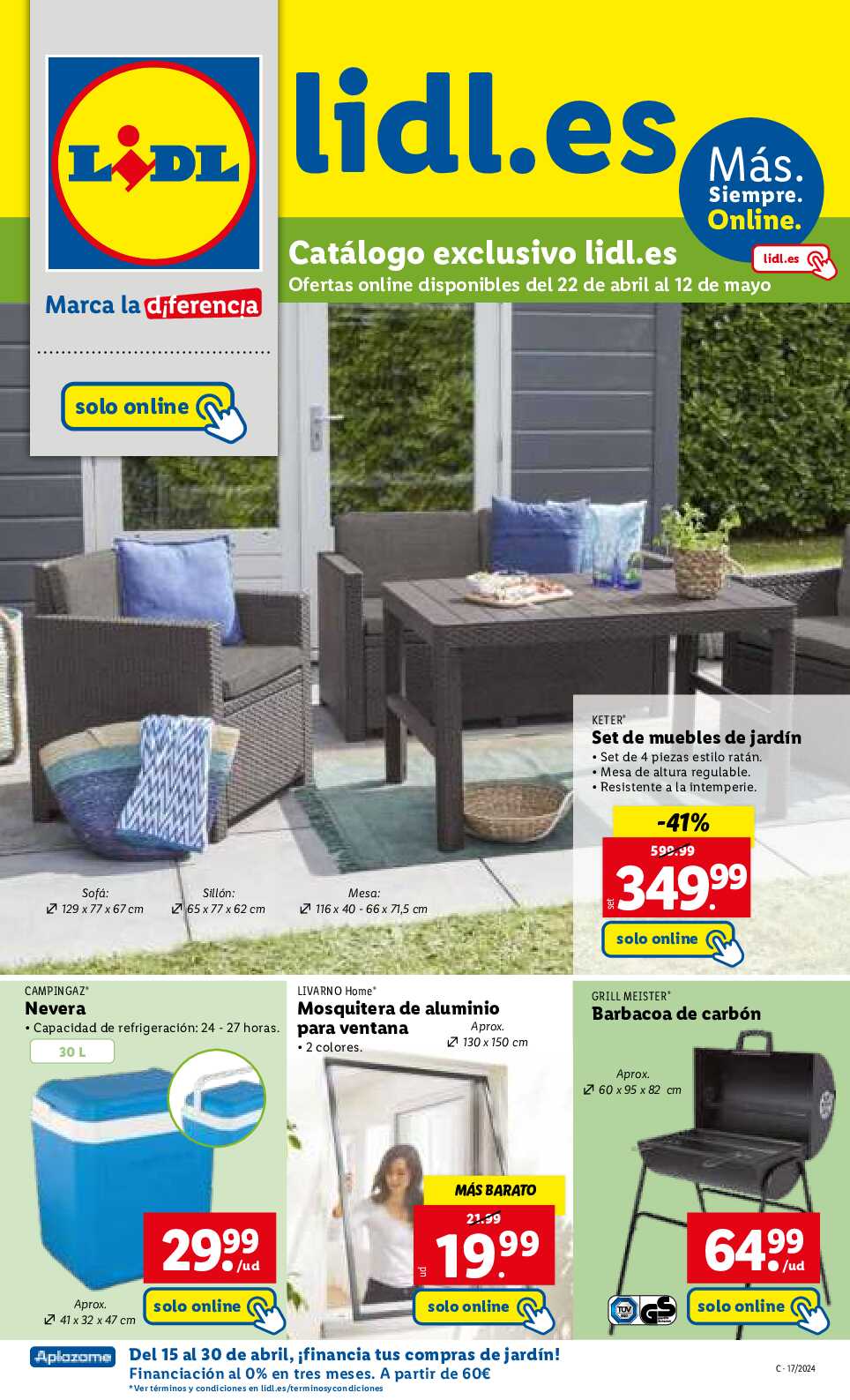 Ofertas de jardín Lidl. Página 01