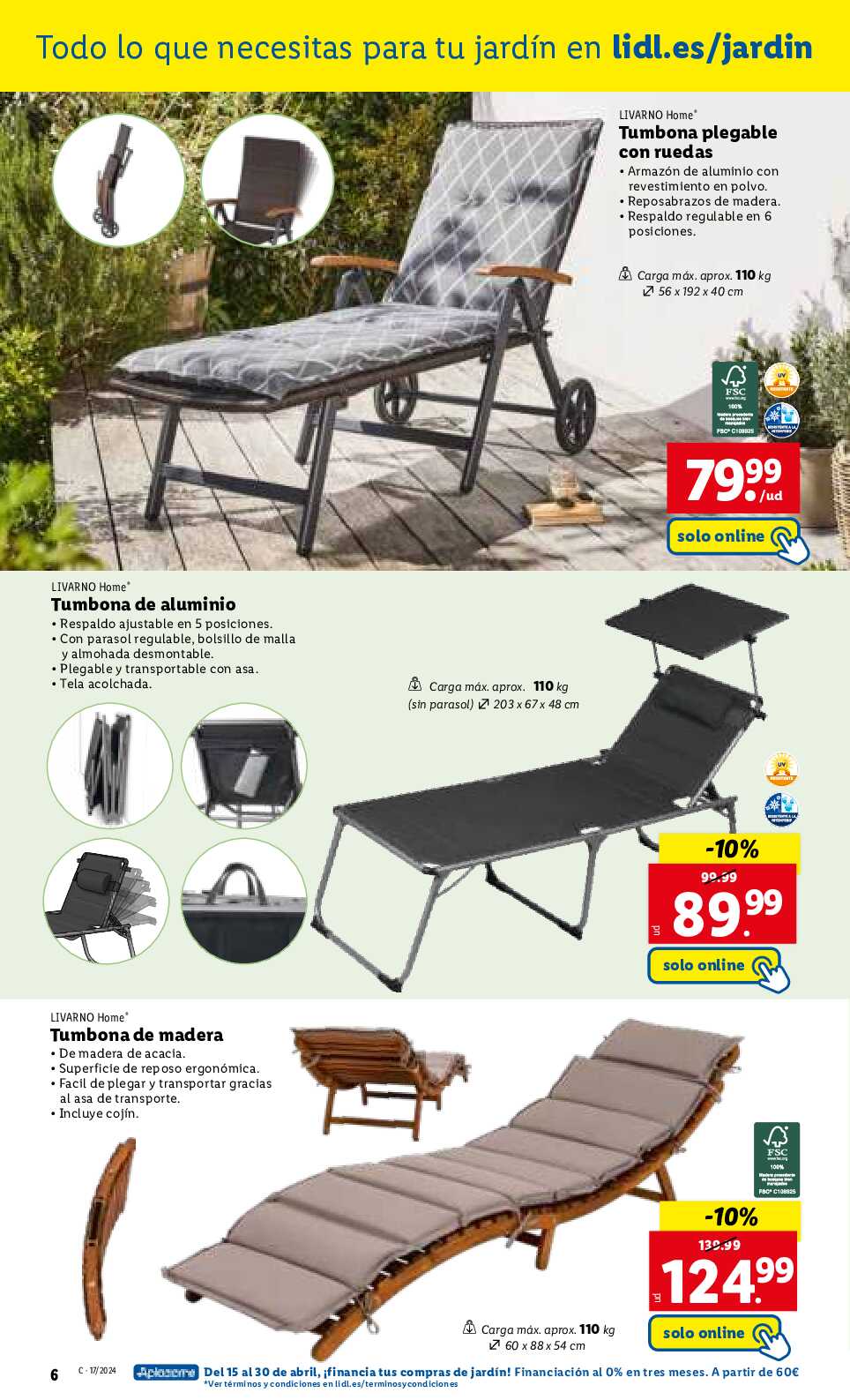 Ofertas de jardín Lidl. Página 06