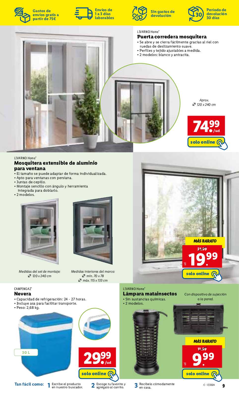 Ofertas de jardín Lidl. Página 09