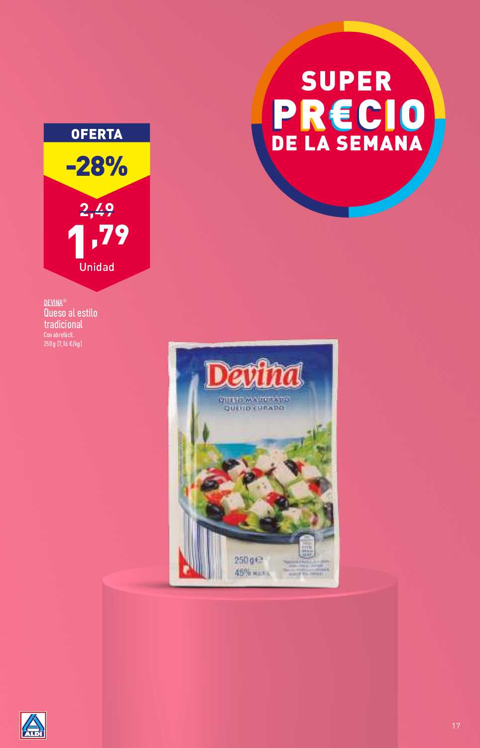 Folleto semanal Aldi. Página 17