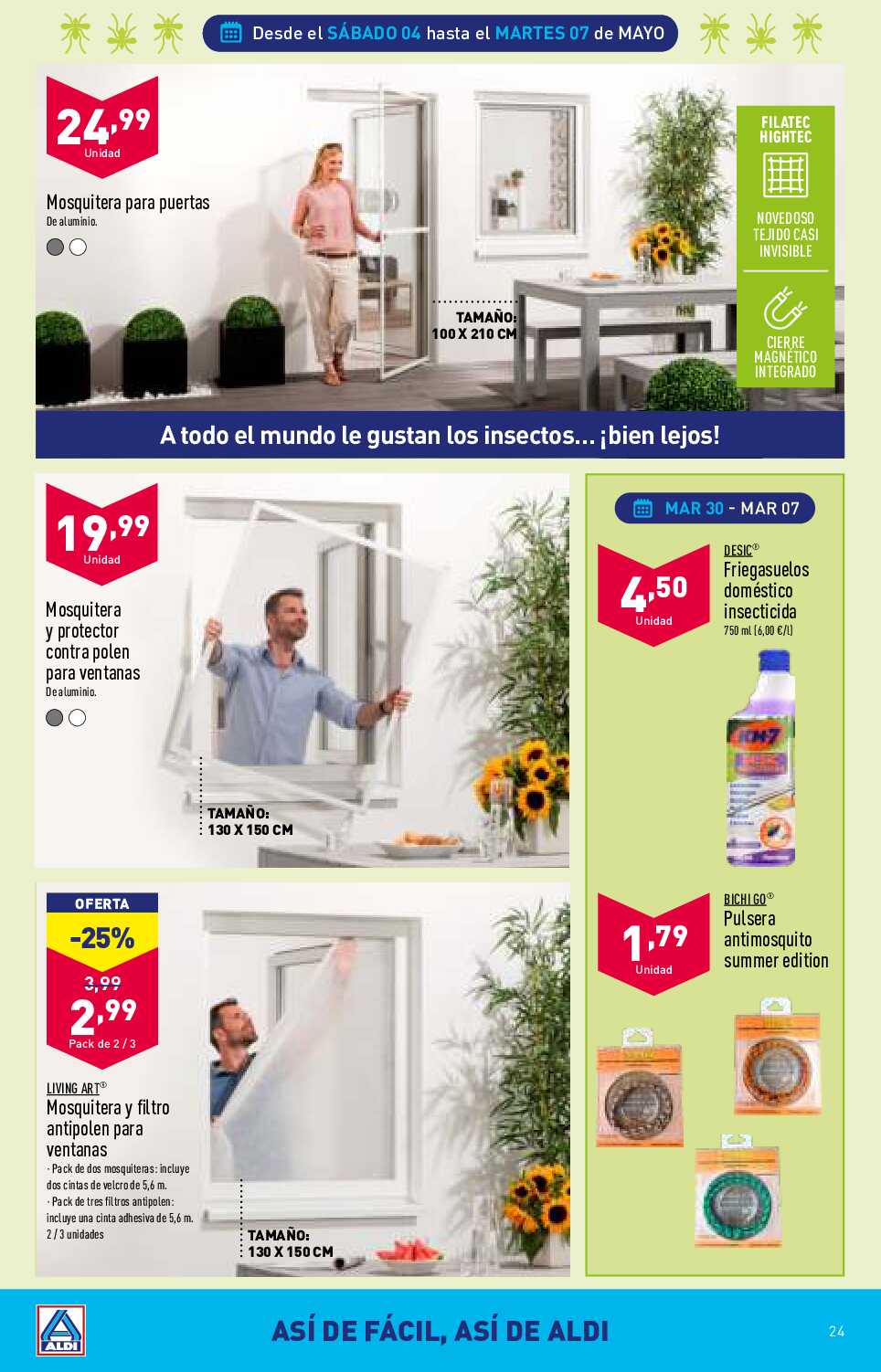 Folleto semanal Aldi. Página 24