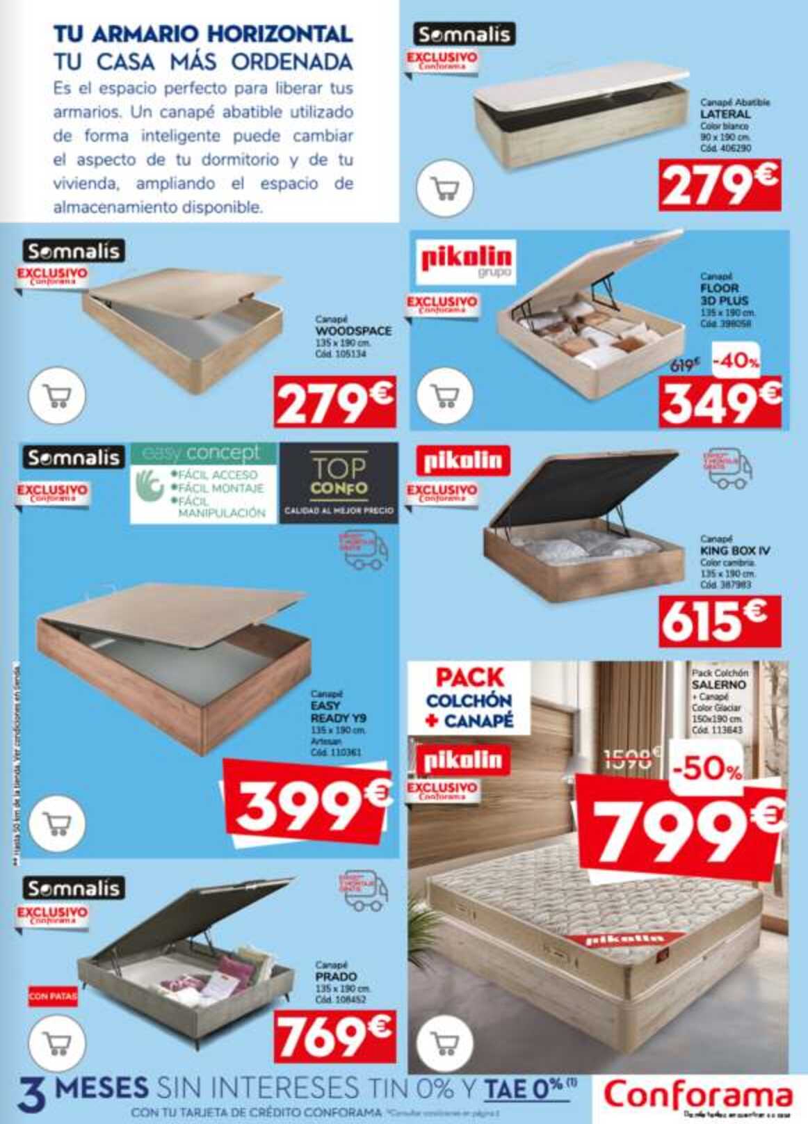 Ofertas colchones Conforama. Página 05